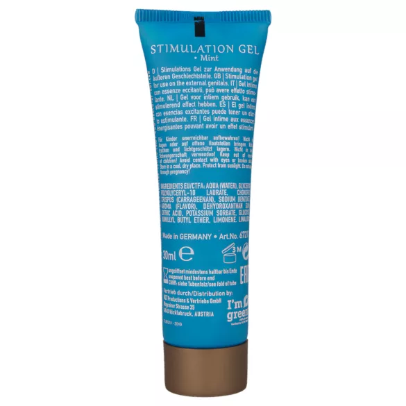 HOT Shiatsu Joyful - stimulační krém pro ženy - máta - 30ml