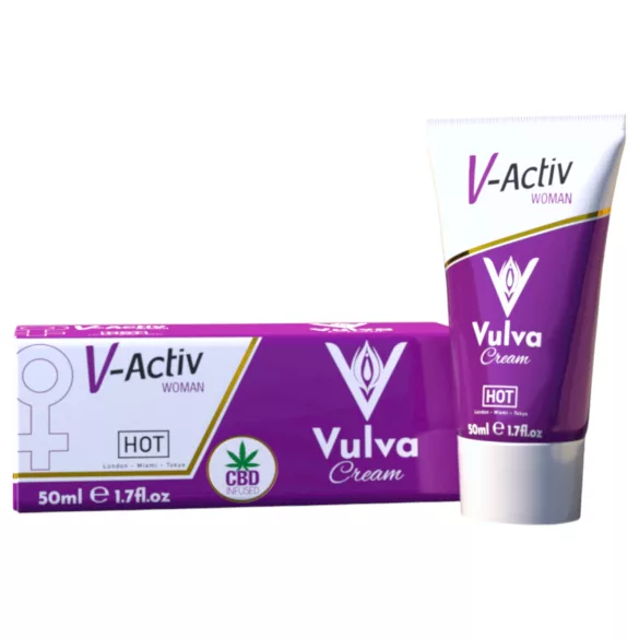 Hot V-Active - stimulační intimní krém pro ženy - 50ml