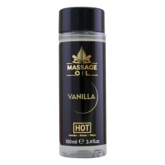 HOT masážní olej pro péči o pokožku - vanilka (100 ml)