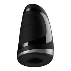   Satisfyer Men Heat Vibration - nabíjecí vibrátor na žalud s ohřívací funkcí (černý)