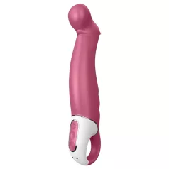   Satisfyer Petting Hippo - vibrátor dobíjecí vodotěsný silikonový růžový