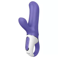   Satisfyer Magic Bunny - vodotěsný vibrátor s klitorálním ramenem (fialový)