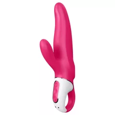   Satisfyer Mr. Rabbit - vodotěsný vibrátor s klitorálním ramenem (růžový)