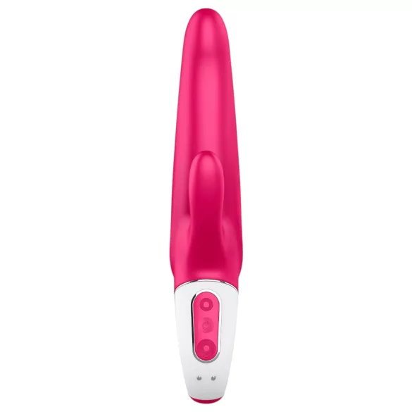 Satisfyer Mr. Rabbit - vibrátor s klitorálním výběžkem - vodotěsný - růžový