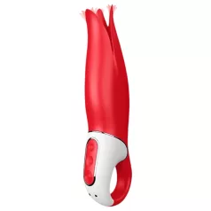   Satisfyer - vibrátor dobíjecí vodotěsný silikon červený
