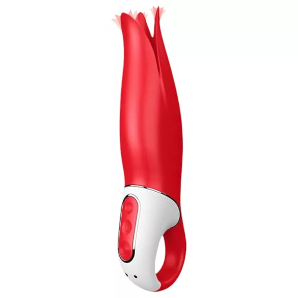 Satisfyer - vibrátor dobíjecí vodotěsný silikon červený