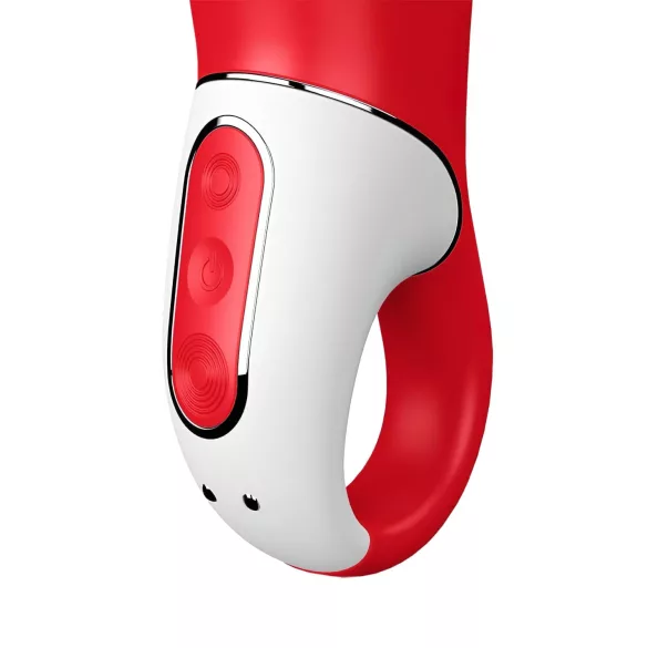 Satisfyer - vibrátor dobíjecí vodotěsný silikon červený