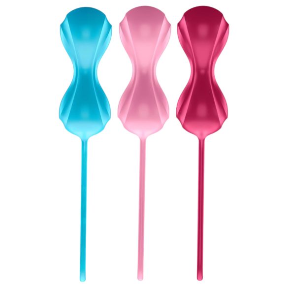 Satisfyer - venušiny kuličky set - pohyblivé kuličky - 3 ks