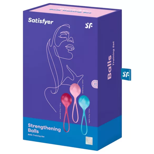 Satisfyer - venušiny kuličky - posilovací sada 3 ks