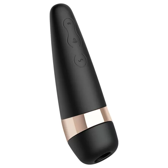 Satisfyer Pro 3+ - vibrátor na klitoris - voděodolný, akumulátorový - černý