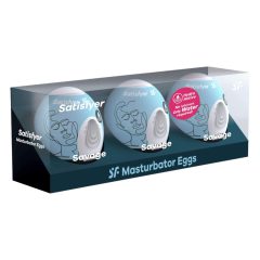   Satisfyer Egg Savage - souprava masturbačních vajíček (3ks)