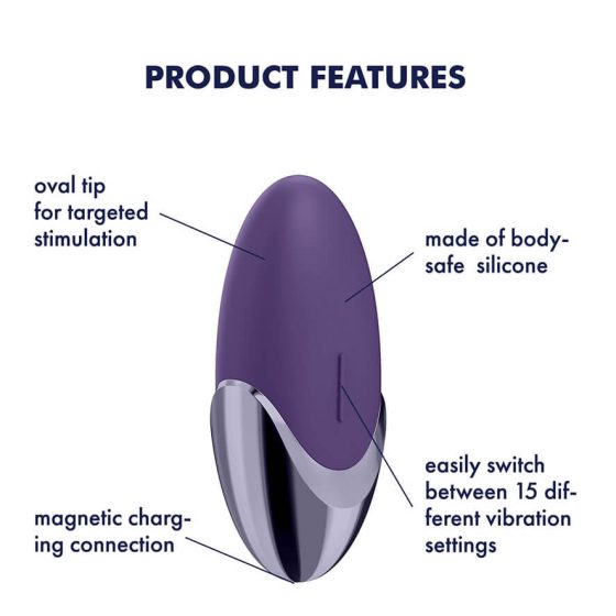 Satisfyer Purple Pleasure - nabíjecí vibrátor na klitoris (fialový)