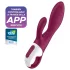 Satisfyer Heated Affair - vibrátor na klitoris s ohřevem - červený