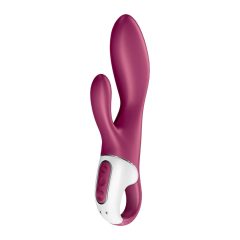   Satisfyer Heated Affair - nabíjecí vibrátor s ohřevem a ramenem na klitoris (červený)