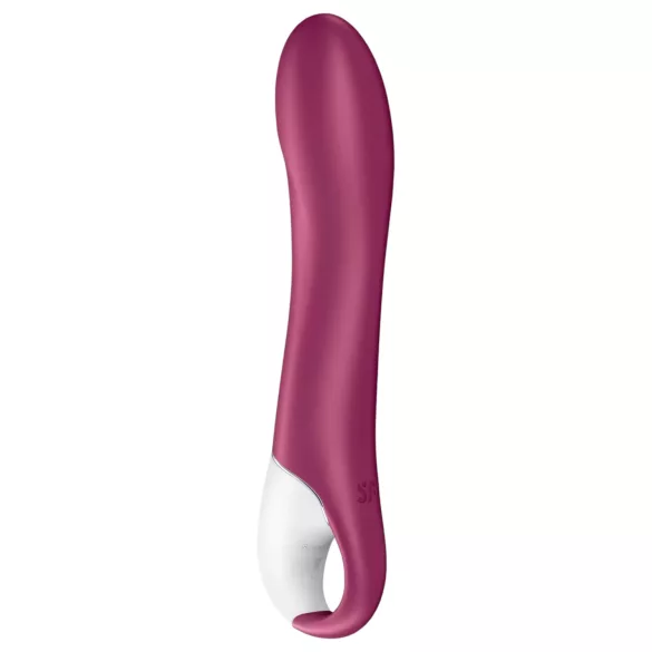 Satisfyer - vibrátor na G-bod s ohřevem a akumulátorem - červený