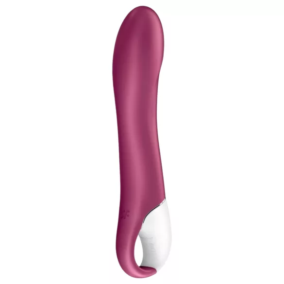 Satisfyer - vibrátor na G-bod s ohřevem a akumulátorem - červený