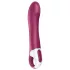 Satisfyer - vibrátor na G-bod s ohřevem a akumulátorem - červený