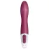 Satisfyer - vibrátor na G-bod s ohřevem a akumulátorem - červený