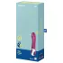 Satisfyer - vibrátor na G-bod s ohřevem a akumulátorem - červený