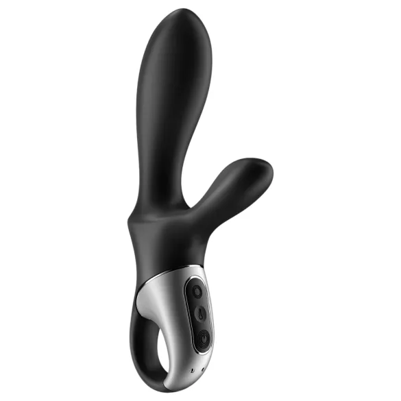 Satisfyer Heat Climax+ - anální vibrátor s ohřevem ovládaný aplikací (černý)