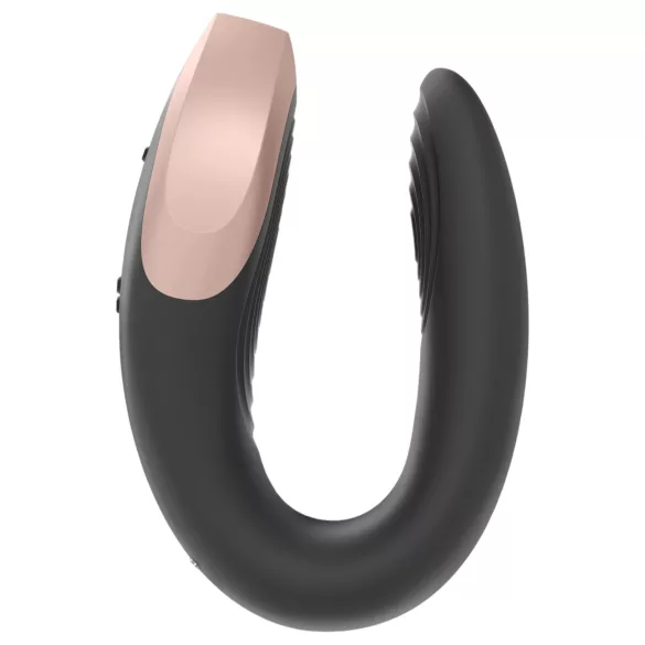 Satisfyer Double Love - párový vibrátor - dálkové ovládání - černá