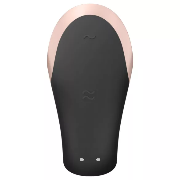 Satisfyer Double Love - párový vibrátor - dálkové ovládání - černá