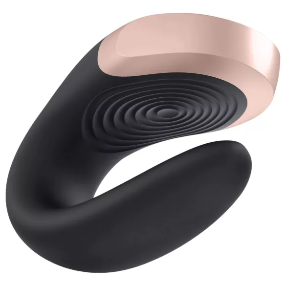 Satisfyer Double Love - párový vibrátor - dálkové ovládání - černá