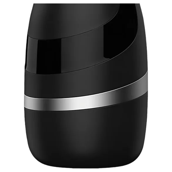 Satisfyer Men Classic - manuální vakuový masturbátor - stříbrný