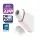 Satisfyer Love Triangle - chytrý stimulátor klitorisu s tlakovými vlnami - bílý