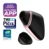 Satisfyer Love Triangle - chytrý stimulátor klitorisu s tlakovými vlnami - černý