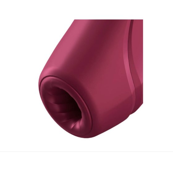 Satisfyer Curvy 1+ - nabíjecí, vodotěsný smart vibrátor na stimulaci klitorisu (červená růže)