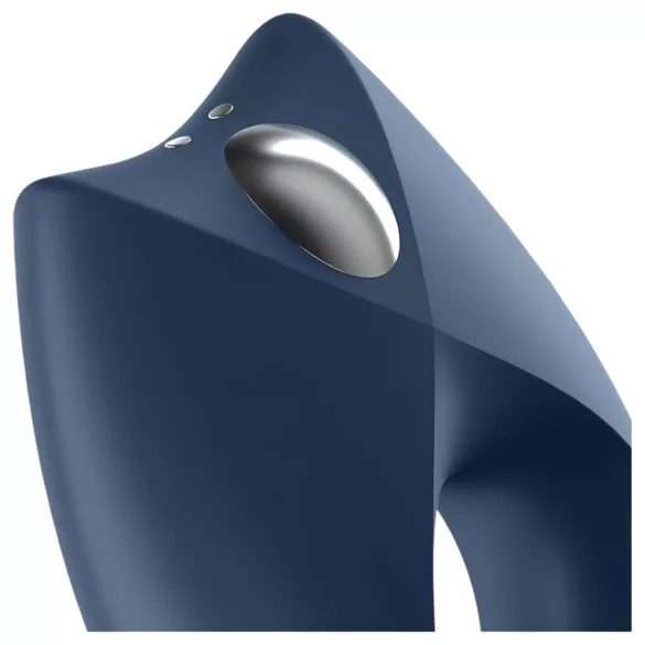 Satisfyer Royal One - vibrační erekční kroužek - chytrý - modrý
