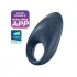 Satisfyer Mighty One - vibrační erekční kroužek - chytrý - modrý