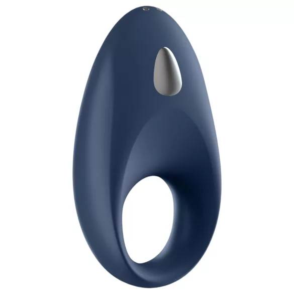 Satisfyer Mighty One - vibrační erekční kroužek - chytrý - modrý