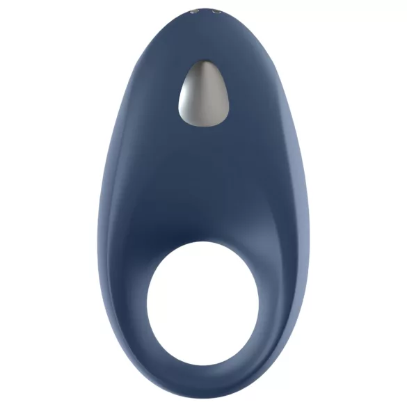 Satisfyer Mighty One - vibrační erekční kroužek - chytrý - modrý