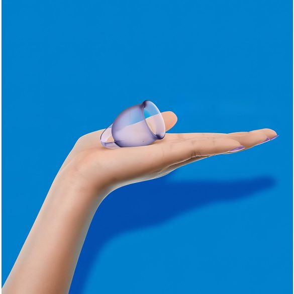 Satisfyer Feel Confident - menstruační kalíšek sada - fialová