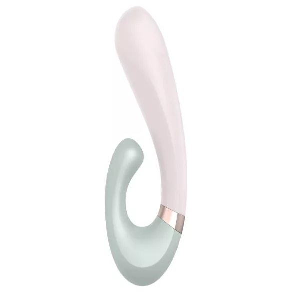 Satisfyer Heat Wave - App-ovládaný vyhřívaný vibrátor (máta)
