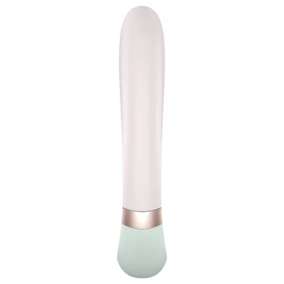 Satisfyer Heat Wave - App-ovládaný vyhřívaný vibrátor (máta)