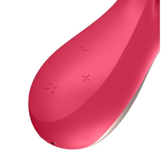 Satisfyer Mono Flex - nabíjecí, vodotěsný smart vibrátor (červený)