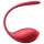 Satisfyer Shiny Petal - vibrační vajíčko s dálkovým ovládáním - červené
