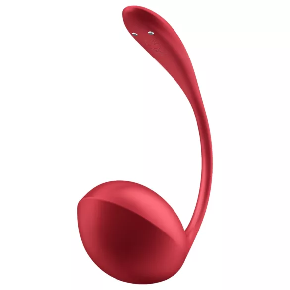 Satisfyer Shiny Petal - vibrační vajíčko s dálkovým ovládáním - červené