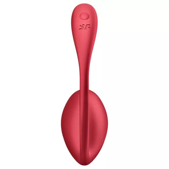 Satisfyer Shiny Petal - vibrační vajíčko s dálkovým ovládáním - červené