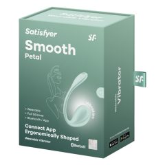   Satisfyer Smooth Petal - chytré vibrační vajíčko (zelené)