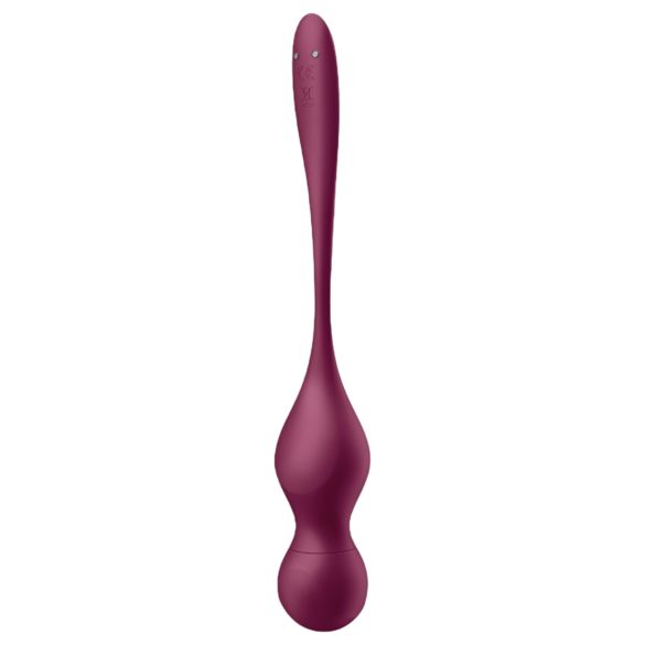 Satisfyer Love Birds Vary - chytré, variabilní venušiny kuličky (červené)