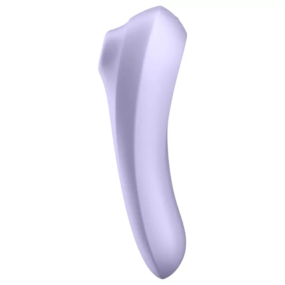 Satisfyer Dual Pleasure - chytrý 2v1 vibrátor s vlnami vzduchu - fialový