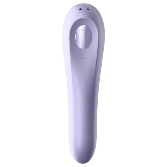 Satisfyer Dual Pleasure - chytrý 2v1 vibrátor s vlnami vzduchu - fialový