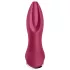 Satisfyer - anální vibrátor s rotací a kuličkami - dobíjecí - červený