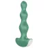Satisfyer - anální vibrátor s vibracemi - dobíjecí, vodotěsný, zelený
