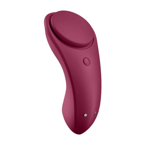 Satisfyer Sexy Secret - nabíjecí, vodotěsný smart vibrátor na klitoris (bordový)