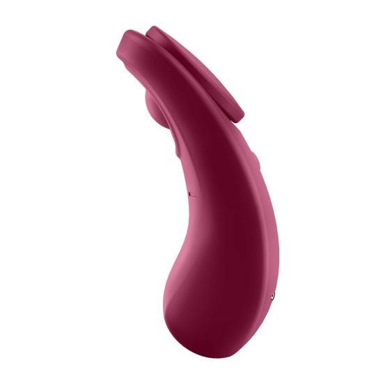 Satisfyer Sexy Secret - nabíjecí, vodotěsný smart vibrátor na klitoris (bordový)